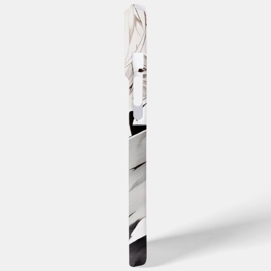 Anime White Hair Character iPhone 15 Pro Max Case (Rückseite / Links)