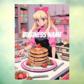 Anime Window Clying Fensteraufkleber (Blatt 3)