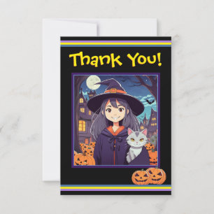 Anime Witch Dankeskarte