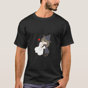 Anime Witch und Geisterfreunde T-Shirt