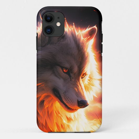Anime-Wolf Case-Mate iPhone Hülle (Rückseite)