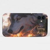 Anime-Wolf Case-Mate iPhone Hülle (Rückseite (Horizontal))