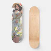 Anime Woman Plus Größe Skateboard (Vorderseite)