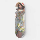 Anime Woman Plus Größe Skateboard (Vorderseite)