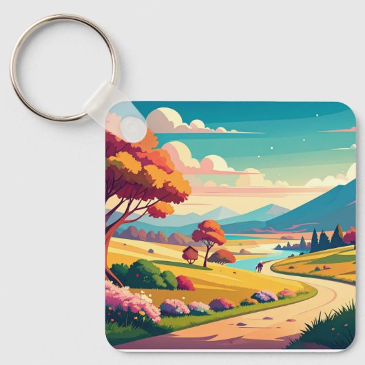 Anime world schlüsselanhänger (Vorderseite)