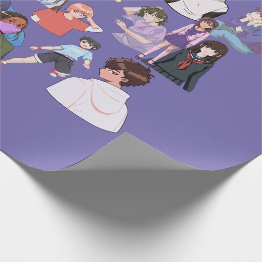 Anime Wrapping Paper Geschenkpapier (Ecke)