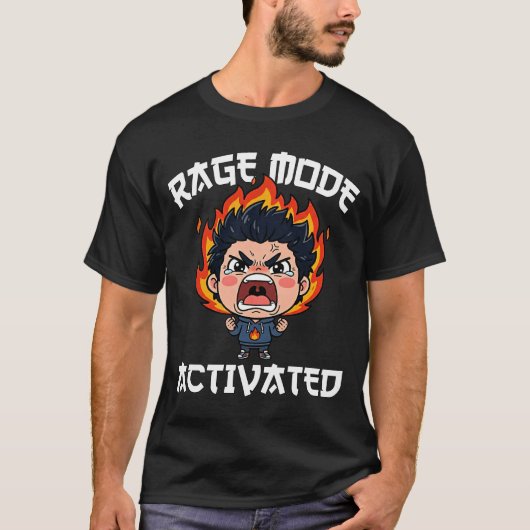 ANIME - WUT-MODUS AKTIVIERT T-Shirt (Vorderseite)