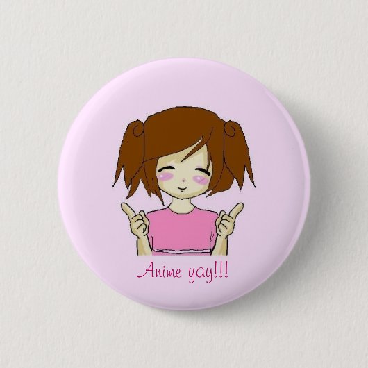 Anime yay!! Knopf Button (Vorderseite)