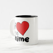 Anime Zweifarbige Tasse (Vorderseite Links)