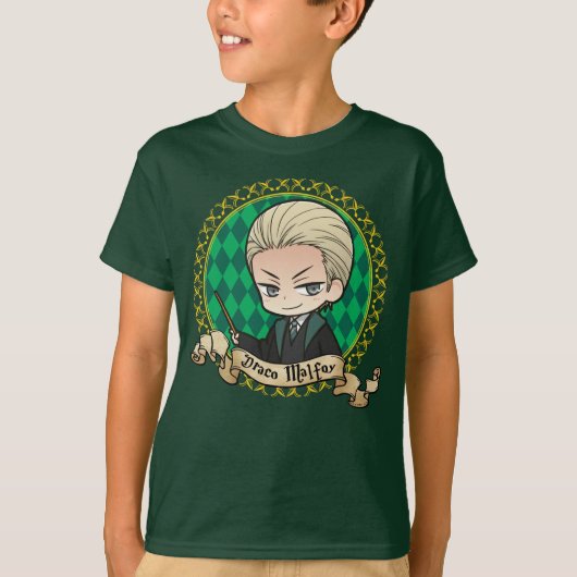 AnimeDraco Malfoy Porträt T-Shirt (Vorderseite)