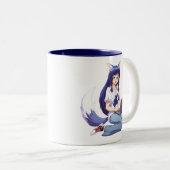 Animegeek-Tasse Zweifarbige Tasse (VorderseiteRechts)