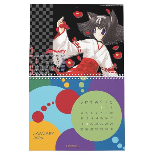 Animekalender Kalender (Jan 2026)