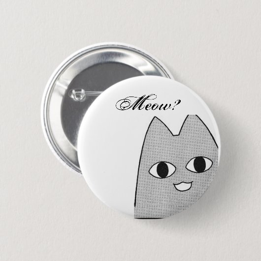 Animekatze Button (Vorne & Hinten)