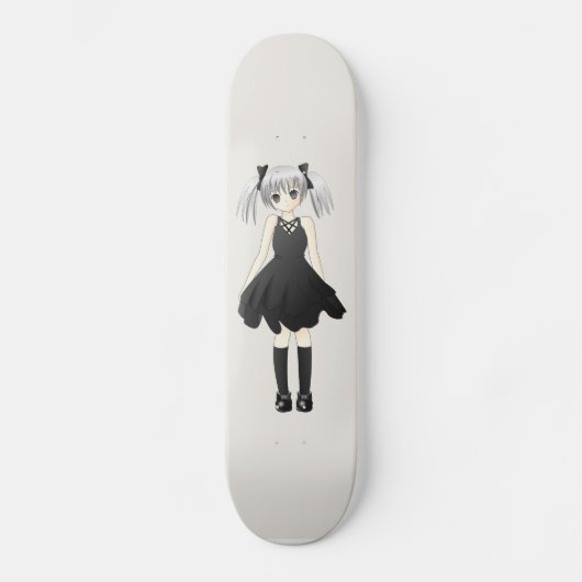 Animemädchen Skateboard (Vorderseite)