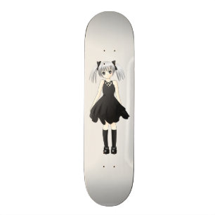 Animemädchen Skateboard