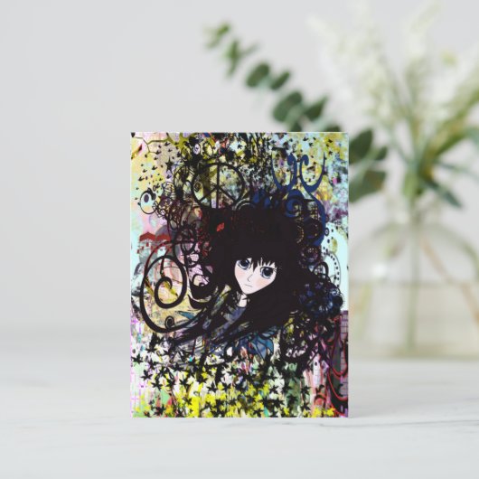 animePeace2b Postkarte (Stehend Vorderseite)
