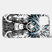 Animes Comic fröhliche Kunst Original blu_eyes bla Case-Mate iPhone Hülle (Rückseite (Horizontal))