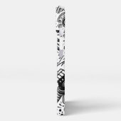 Animes Comic fröhliche Kunst Original blu_eyes bla iPhone Hülle (Linke Seite)