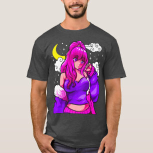 Animes und Manga Mädchen Japanisch Japan Design T-Shirt