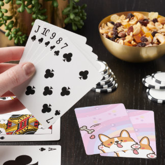 Animierte Corgi Playing Cards Spielkarten