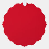 Animierte Dackel Welpe Ornament Karte (Rückseite)