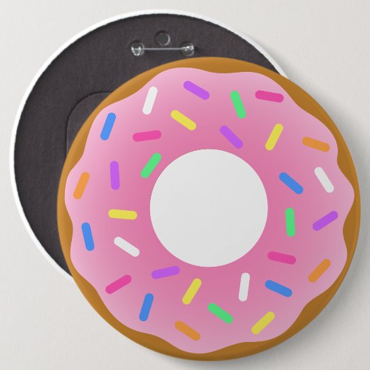 Animierte Donuts Button (Vorne & Hinten)
