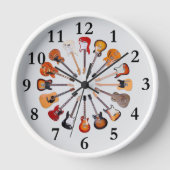 Animierte Gitarren Hintergrund rund um die Uhr (Vorderseite)