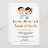 Animierte Hochzeitseinladung Einladung (Vorne/Hinten)