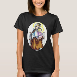 Animierte Jungfrau Maria T-Shirt