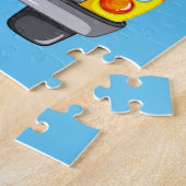 Animierte Kinder im Schulbus Puzzle (Seite)