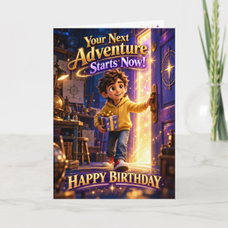Animierte Labbs-Ziggy-Abenteuer-Geburtstagskarte Karte