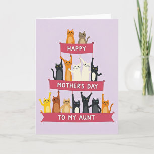 Animierte Muttertagskarte mit Katzen Karte