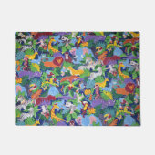 Animierte Safari-Tiere Fußmatte (Vorderseite)