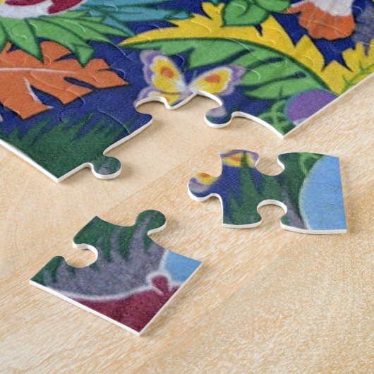 Animierte Safari-Tiere Puzzle (Seite)