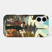 Animierte Verliebte iPhone 16 Hülle (Rückseite (Horizontal))