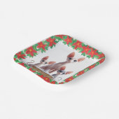 Animierte Weihnachts-Sphynx Pappteller (Gewinkelt)