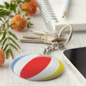 Animierter Beach-Ball-Schlüsselanhänger Schlüsselanhänger (Seite)