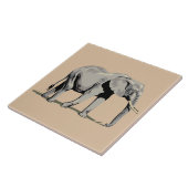 Animierter Elefant Fliese (Seite)