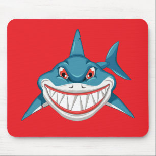 Animierter Gemeiner Hai Mousepad