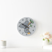 Animierter Koala-Bär Runde Wanduhr (Zuhause)