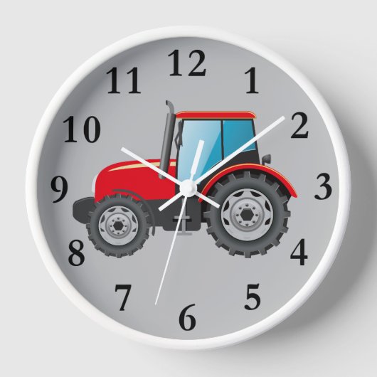Animierter Red Traktor rund um die Uhr (Vorderseite)