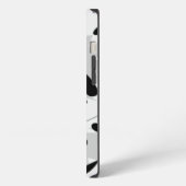 Animierter Schneeleopard iPhone Hülle (Linke Seite)