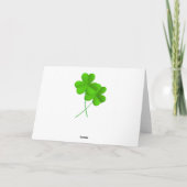 Animierter St. Patrick's Day Leprechaun Karte (Rückseite)