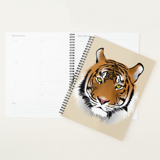 Animierter Tiger-Hintergrund Planer (Anzeige)