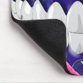 Animierter White Teeth Smile Dentist Mousepad (Ecke)