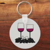 Animierter Wine Glasses Schlüsselanhänger (Vorderseite)