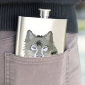 Animierter Wolf Flachmann (Beispiel)