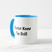 Animierter Zahnarzt Tasse (Vorderseite Links)