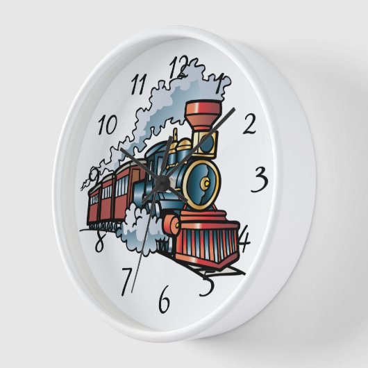 Animierter Zug Uhr (Winkel)