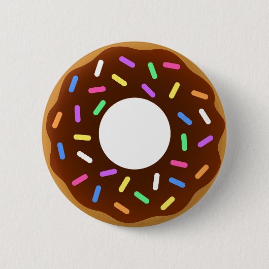 Animiertes Donut-Design Button (Vorderseite)